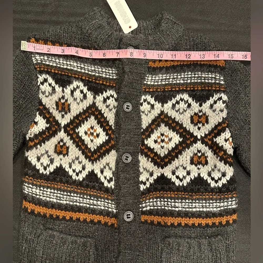 Gymboree knit sweater Fair Isle Grandpa comfy NWT Children’s M(7/8)